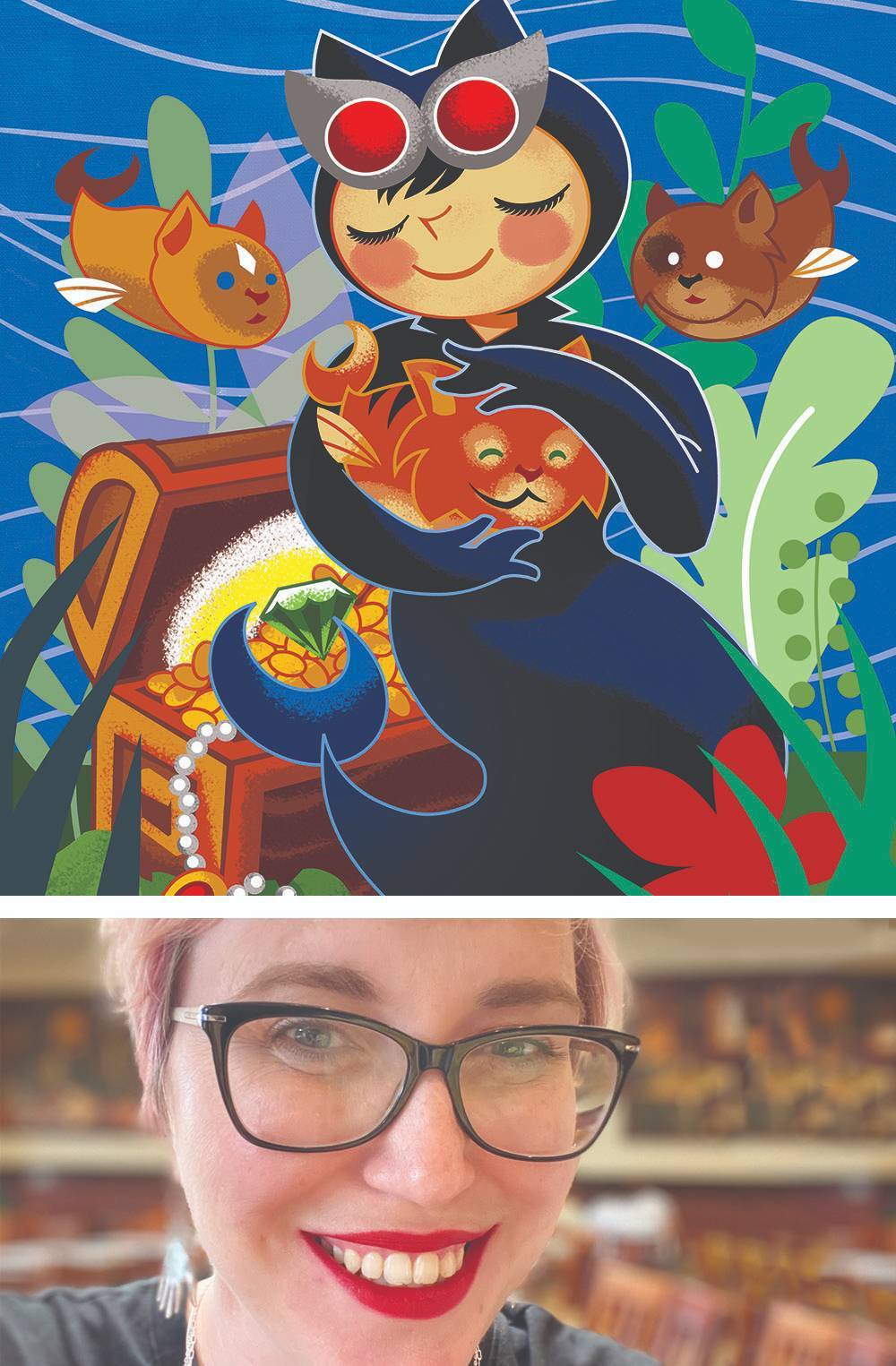 Art and portrait of Guin Thompson